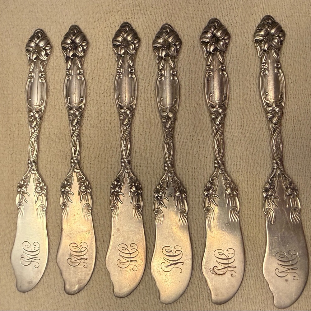 Frontenac Sterling Flat Handle Butter Spreader